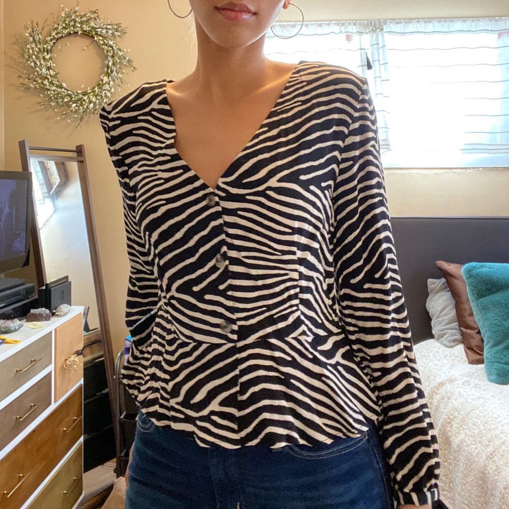 Animal Print Blouse